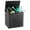 Black Stripe, variant on Nihsuao 31-Gallon Outdoor Deck Box, Resin Woven-Pattern Storage Box with Seat, Waterproof and UV Resistant for Garden Tools, Supplies, Toys, Gray