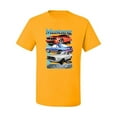 thumbnail image 2 of Wild Bobby Mustang Ford Classics Cars and Trucks Men Graphic Tee, Gold, XX-Large, 2 of 6