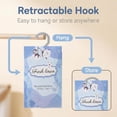 thumbnail image 4 of 12 Packs Fresh Linen Hanging Scented Sachets for Drawers and Closets with Retractable Hook| Long-Lasting Closet Air Freshener & Deodorizer | Scent (Fresh Linen), 4 of 4