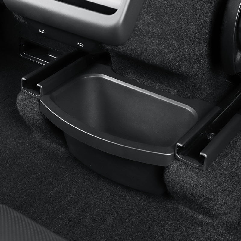 TPE Rear Seat Storage Box for Tesla Model Y Juniper Launch 2025 2026 2027-UP Organizer Center Console Bins Backseat Garbage