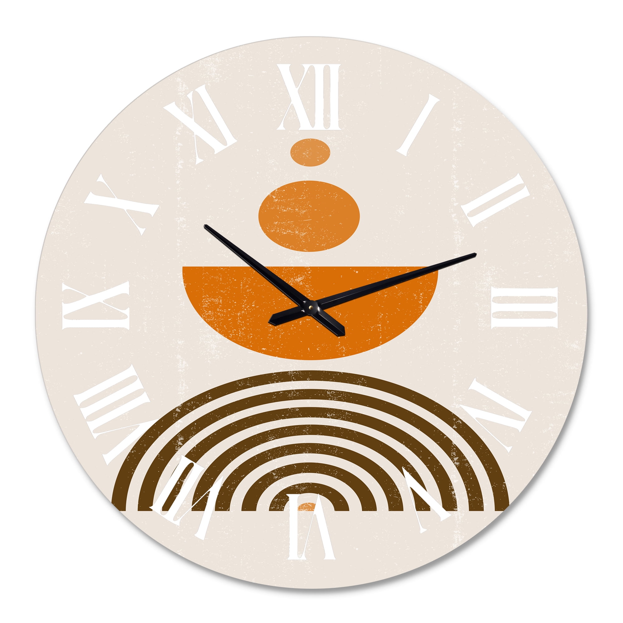 Designart 1 in Modern,Contemporary Wall Clock