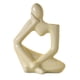 thumbnail image 3 of Estatua de cerámica Zulema Estatuilla decorativa hecha a mano Beige Florero, 3 of 8