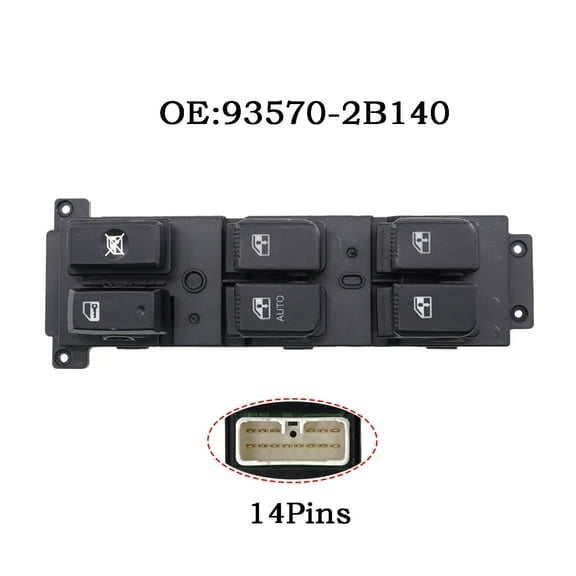 Fits Hyundai Santa Fe 2007-2011 Left Master Power Window Switch 93570-2B140