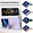 thumbnail image 4 of for Motorola Razr Plus 2023 Case with Hand Strap, Premium PU Leather Moto Razr+ Case for Women Girls, Shockproof Protective Slim Case for Motorola Razr Plus 2023, Purple, 4 of 12