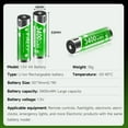 thumbnail image 4 of Palogreen AA USB Rechargeable Battery 10-Pack 1.5V Type-C Lithium Double A Batteries 3800mWh with Battery Case fot Solar Light, 4 of 7