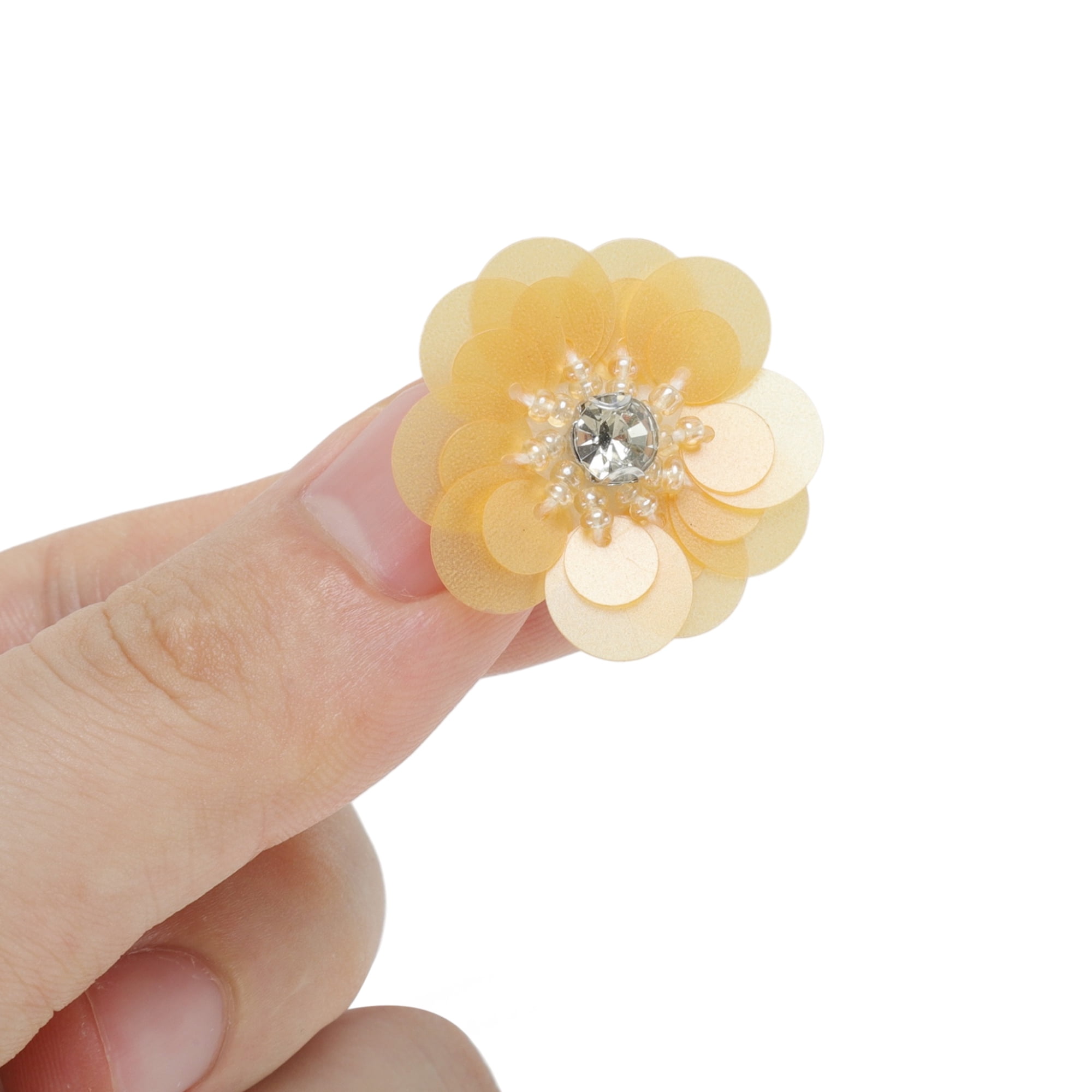 Unique Bargains Stylish Shoelace Charms for Personalization Transparent Yellow