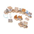 thumbnail image 2 of Tren de cumpleaños de madera juguete de Aprendizaje Temprano desarrollo sensorial Montessori niños número tren regalo de cumpleaños niñas niños, 2 of 9