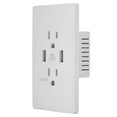 thumbnail image 3 of Panneau de Miroir PC Prise Murale US Chargeur de Réceptacle USB 125V 15A (DC5V4200MA) (1), 3 of 8
