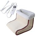 thumbnail image 1 of Feet Warmer Usb Plug-In Plush Foot Heater Winter Heating Shoes Sleep Heat, 1 of 5