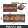 thumbnail image 7 of Red Boho Ethnic Geometric Pattern Kitchen Rugs Sets Of 2,Anti Fatigue Kitchen Mat Rugs Non Slip Washable,Decorative Kitchen Floor Mats for Kitchen,Sink,Laundry,17"x30"+17"x47", 7 of 7