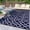 PPDD19-blue&white, variant on DEORAB 6'x9' Outdoor Rugs Patio Waterproof Outside Mat Reversible Plastic Camping Carpet,Black & Grey