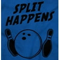 thumbnail image 2 of Split Happens Bowling League Nerd Sweatshirt for Men or Women Brisco Brands S, 2 of 6