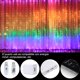 thumbnail image 5 of Lámpara Lámpara de hadas LED de Navidad Control remoto Cortina Cadena de luces (Gancho) (Luz de color) Ndcxsfigh Nuevos Originales, 5 of 9