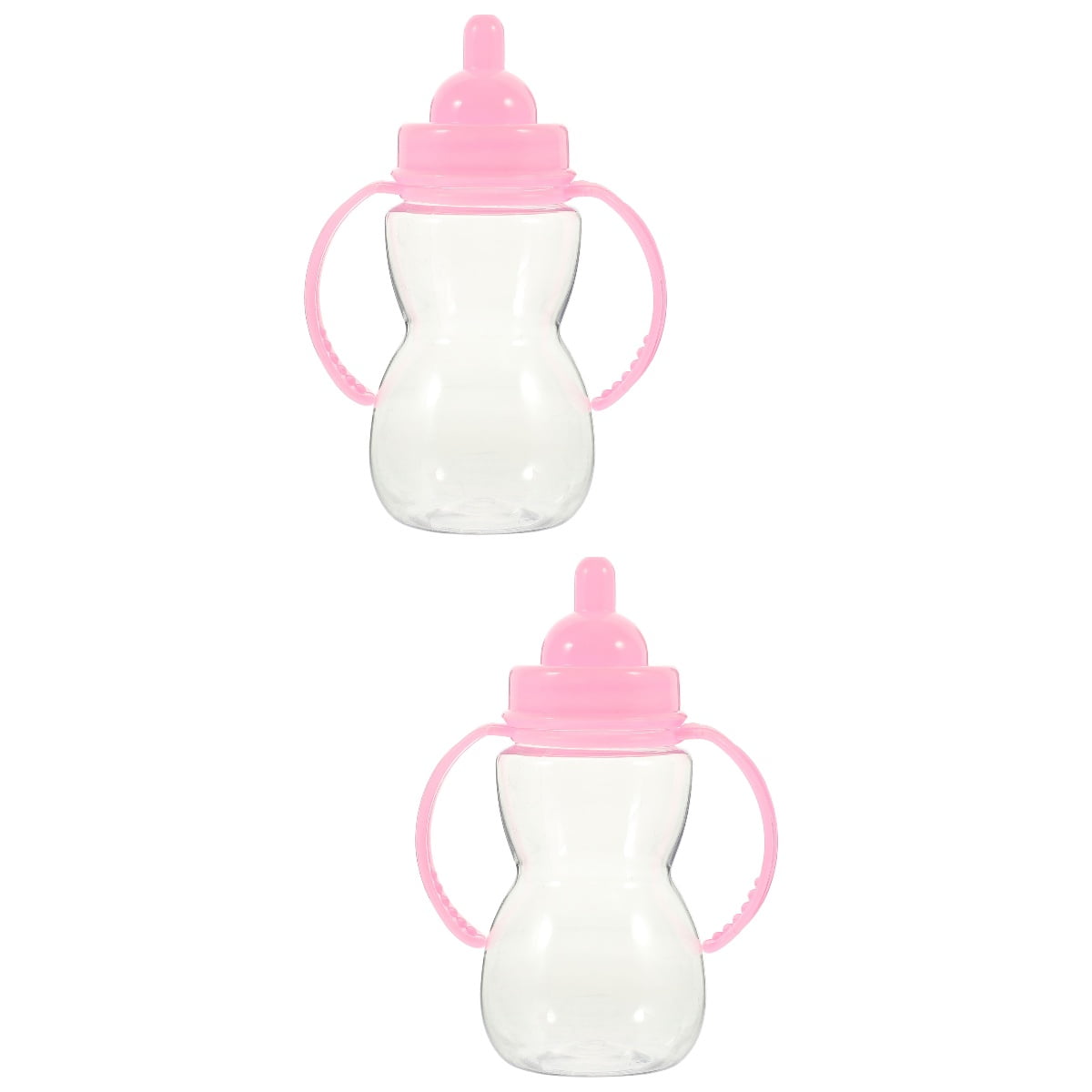HOMEMAXS 20 pcs Simulation Milk Bottle Toy Miniature Baby Bottle Model Miniature Plastic Baby Bottle