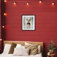 thumbnail image 3 of Stupell Industries Rustic Lodge Baby Reindeer with Red Nose Black Framed Print Under Glass, 17 x 21, by Arlington Prints, 3 of 8