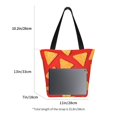 thumbnail image 3 of Fotbe Tortilla chips Bolsa de Playa con Estampado, Bolsa de Hombro, Bolsa de Mano Espaciosa, Bolsa de Viaje Ligera, Bolsa de Compras Versátil, 3 of 6