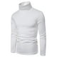 thumbnail image 1 of Camisas de Hombre Blusas de Manga Larga Con Cuello Redondo Cuello Alto Sólido Casual Slim Fit Pullover Camiseta Cálida Camisa de Fondo Odeerbi ODB-4, 1 of 7