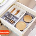thumbnail image 3 of Mistaha Drawer Cutlery Organizer Fork Chopstick Spoon Extendable Adjustable Disassembled Multi-Purpose Kitchen Dinning Room Bedroom, 3 of 8