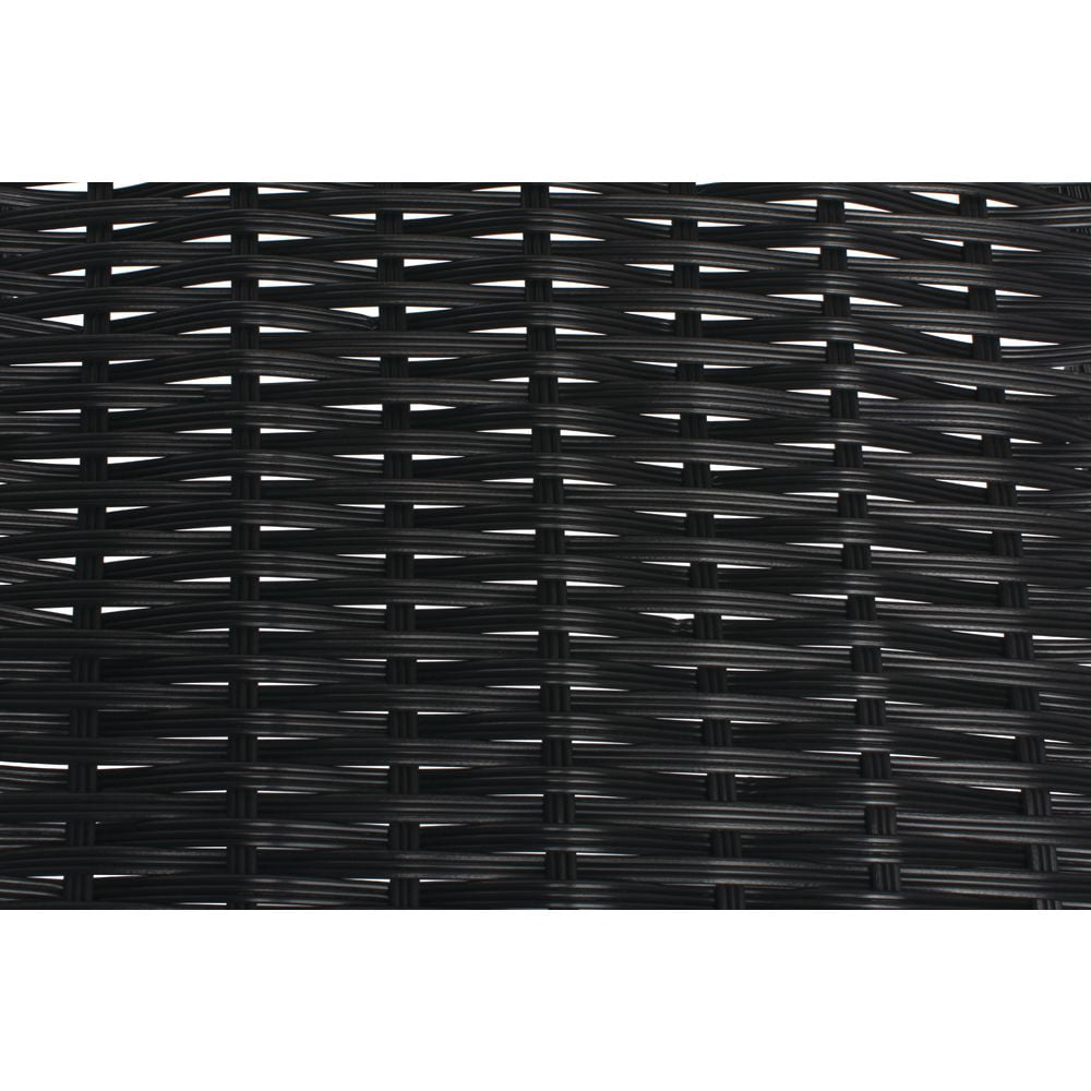 HUBERT® Black Storage Basket with Tapered Front - 7 1/2"L x 18"D x 1 1/2" to 5"D