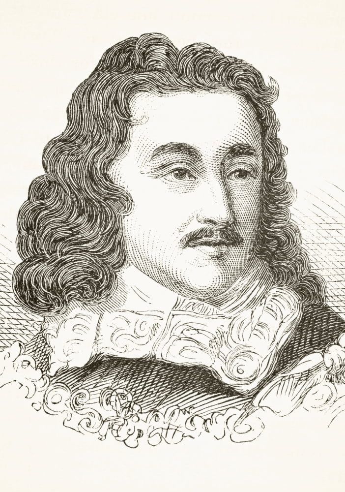 George Monck 1St Duke Of Albemarle 1608 To 1670 English Soldier And Politician From The National And Domestic History Of England By William Aubrey Published London Circa 1890 Canvas Art - Ken Welsh D