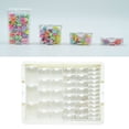thumbnail image 2 of SIEYIO Multipurpose Bead Organization Tool Craft Beads Storage Container with Compartments Jewelry Accessories Organizer, 2 of 10