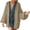 Khaki, variant on Womens Open Front Chunky Cardigan Cable Knit Oversized Cardigan Sweaters