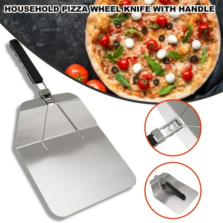 

Pizza Shovel Stainless Steel Pizza Peel Removable with Handle Bakers Paddle Shovel