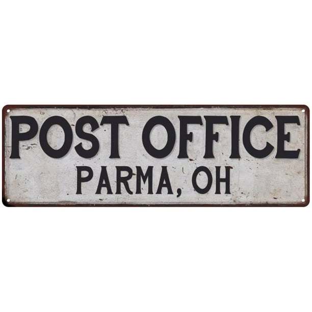 Parma, Oh Post Office Metal Sign Vintage 6x18 106180011410 Walmart
