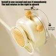 thumbnail image 6 of JilgTeok 1 Packs Vintage Toilet Paper Roll Rack Wall Mounted 180 Degree Rotation Easy Use Suction Cup Paper Towel Holder for Bathroom Kitchen Washroom, 6 of 8