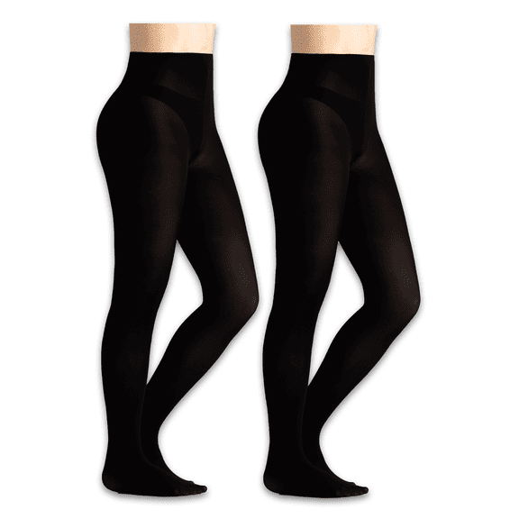 On The Go Control Top Footed Tights