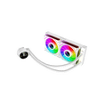 thumbnail image 3 of GAMEMAX IceBurg 240 Digital WH, Liquid CPU Cooler 240mm Addressable ARGB Pump Fans 245W TDP AIO Water Cooler, Supports Intel LGA 1851/1700, AMD AM5/AM4, 3 of 8