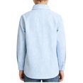 thumbnail image 5 of Grblisyd Boys Button Down Shirt Long Sleeve Summer Boys Dress Shirts with Chest Pocket Casual Formal Collared Shirt Back to School Clothes, 5 of 6