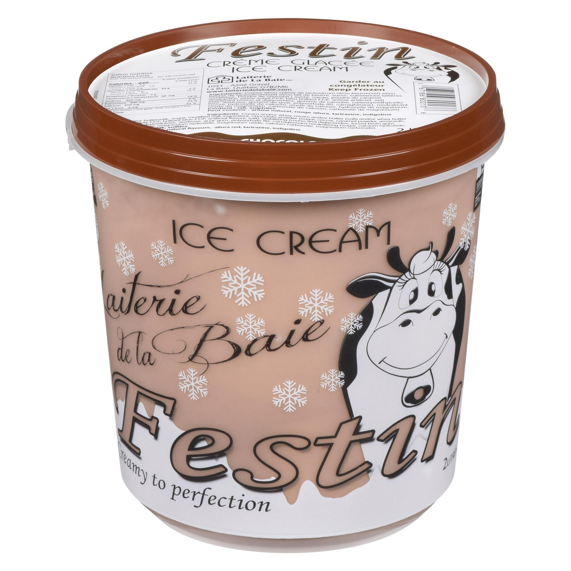 FESTIN CHOCOLATE ICE CREAM, 2 L