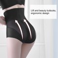 thumbnail image 4 of Fajas para mujer Pantalones cortos de control de barriga Brillo Bragas de cintura alta Medias hasta el muslo Body Shaper Body Mujeres Entrenador de cintura Body Shaper Shorts Hi-Waist Butt Lifter(L) Ecomeon no, 4 of 6