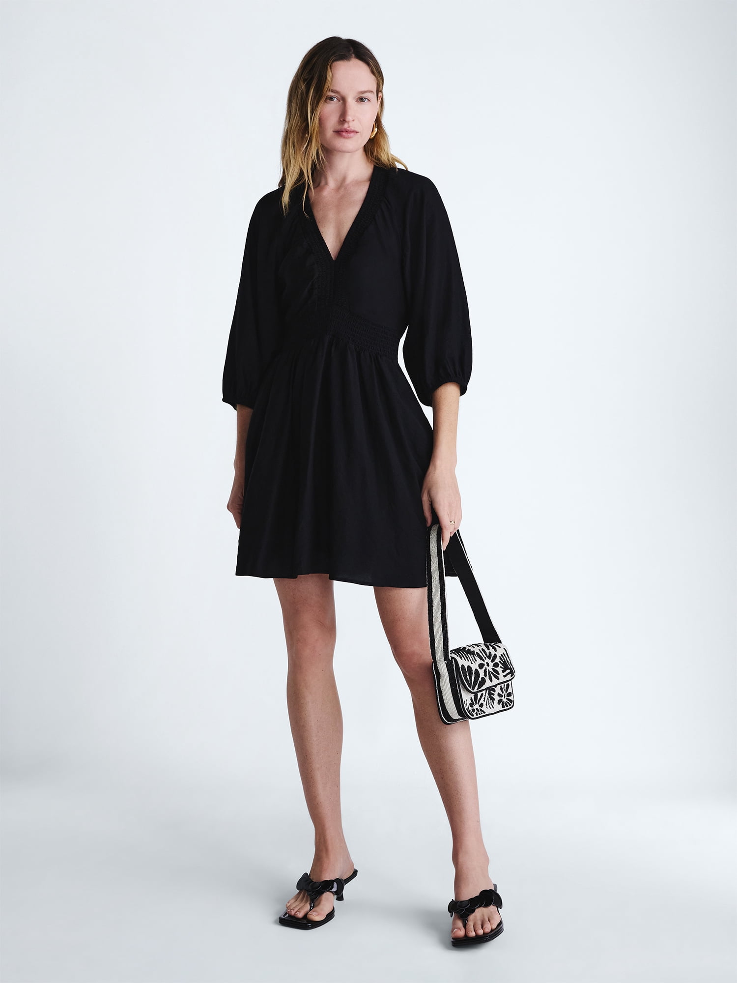 Scoop Women's and Women's Plus Mini Raglan Dress, Sizes XS-4X