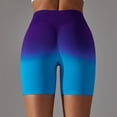 thumbnail image 4 of pbnbp Biker Shorts for Women Tummy Control Ombre Tie Dye Butt Lifting Activewear Workout Athletic Gym Yoga Shorts, 4 of 4