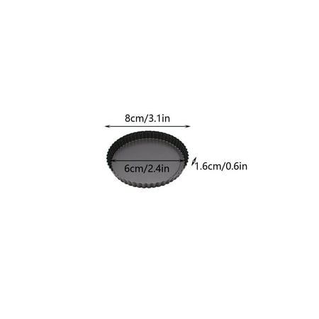 

KKCXFJX Baking Mold Breadfruit Pie Baking Pan Round Live Bottom Chrysanthemum Non-stick Cake Mold