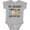 AC-Heather Grey, variant on My Granny Loves Me with Sloth and Hearts Boys or Girls Baby Bodysuit