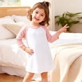 thumbnail image 2 of Little Toddler Dress Long-sleeve Charming Graceful Cute Cozy for Fall and Casual Dress Set, 2 of 5