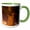 Green/White, variant on 3drose, Louisiana, Baton Rouge, Statue of Jesus Christ - Us19 Pso0003 - Paul Souders, 11oz Two-tone Green Mug