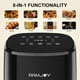 thumbnail image 4 of RAMJOY Air Fryer 3.8 Quarts for 1-2 people, 8-in-1 Functions, Air Fry, Roast, Bake, Broil, Preheat, Shake, Digital Small Air Fryer, Nonstick Dishwasher-Safe Basket, Compact Air Fryers, Black, 4 of 5