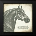 thumbnail image 2 of Babbitt, Gwendolyn 12x12 Black Modern Framed Museum Art Print Titled - Percheron, 2 of 5