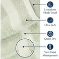 thumbnail image 7 of A1 Home Collections LLC Delara Organic Cotton Luxuriously Plush  Hand Towel Pack of 2 |GOTS & OEKO-TEX Certified |650 GSM Long Staple | Quick Dry &, 7 of 7