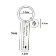 thumbnail image 2 of Birthday Handbag Accessories Couples Decoration Boyfriend Girlfriend Lover Gifts A-Z 26 Initials Lettering Key Ring Drive Safe Keychain Fashion Jewelry H, 2 of 8