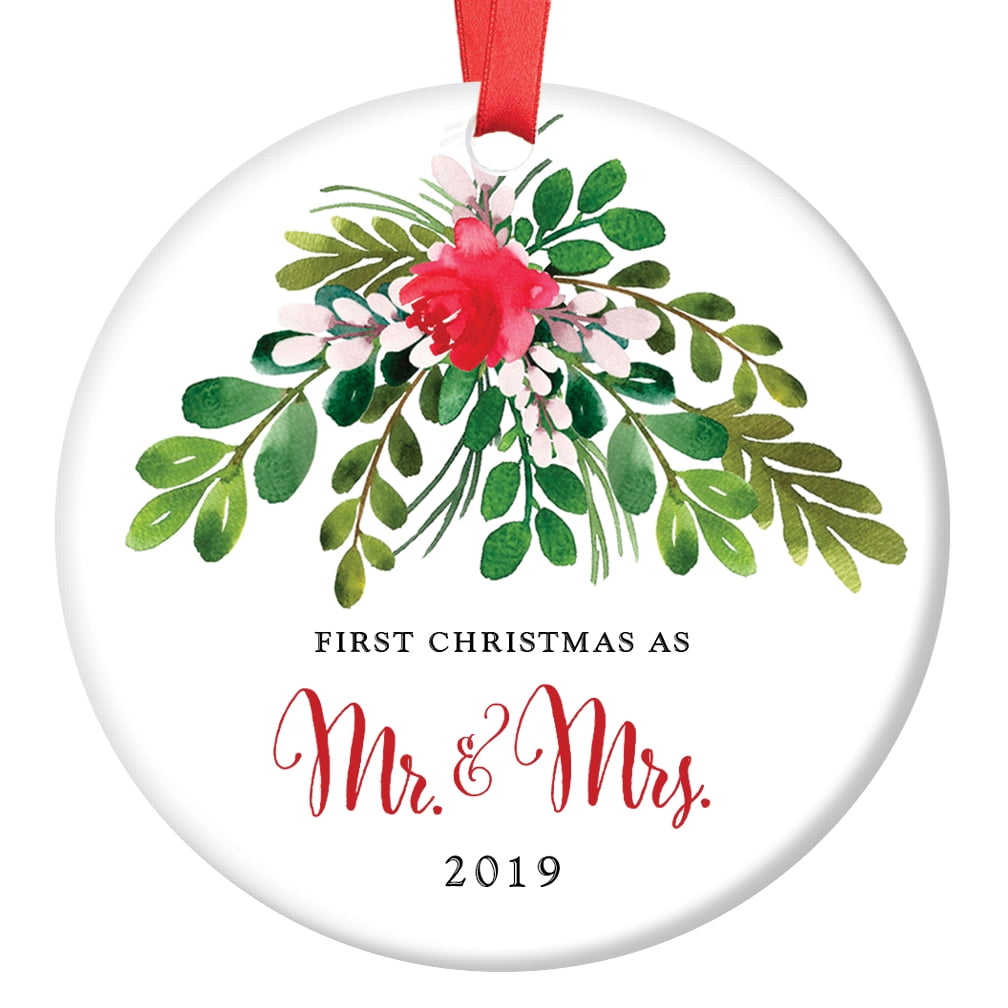 first christmas as mr and mrs ornament