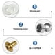 thumbnail image 3 of 2 unids Metal tejido 100 cm Ducha flexible Mangueras de baño Tubos de manguera de agua, 3 of 6