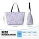 thumbnail image 4 of Easygdp Purple Butterfly Bolsa de Viaje de Playa de Gran Capacidad, Bolsa Tote Perfecta para la Playa, Escapadas de Fin de Semana y Viajes, 4 of 7