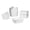 White, variant on [200 ct] Karat Kraft Take Out Containers #3 | 76 fl oz Fold-To-Go Paper Food Boxes