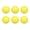Yellow, variant on Primegos 6Pcs Mini Sports Stress Ball Anxiety Relief Small Foam Football Baseball Basketball Tennis Soccer Kids Elastic Ball Fidget Sensory Toy