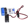 thumbnail image 3 of Current Indicator Universal 2 Display Round Lamp Light 60 to 500V AC AD101 to 22VAM, High Brightness, Low Energy Consumption, 3 of 8